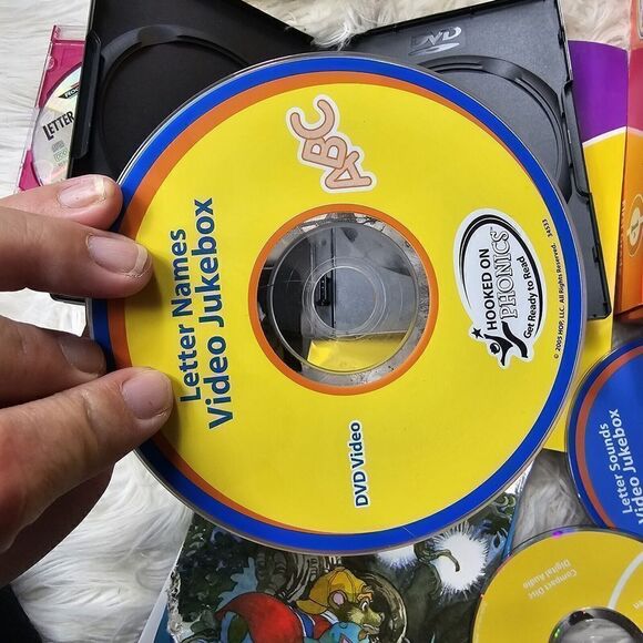 Hooked On Phonics Lot Learn To Read Letters Sounds Discs Books Cards - Picture 7 of 13